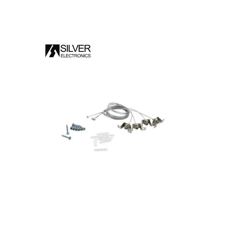 Kit de suspensión para panel LED SILVER