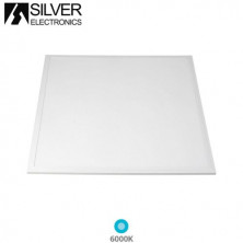 Panel LED Cuadrado 36w 6000K 3500Lm EMPOTRABLE Color del marco Blanco 60x60cm MACE SILVER C6