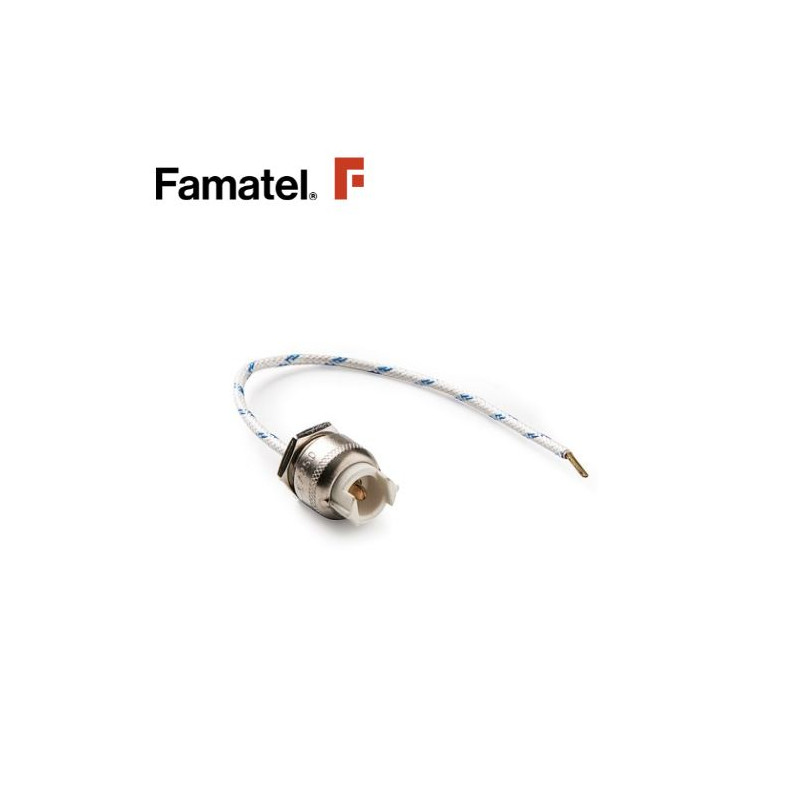 Portalámpara R7s para lineal halógena 8A cable 15cm FAMATEL | 100