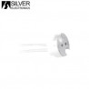 Portalámpara G4 para dicroicas MR16 SILVER C10
