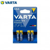 Pila Alcalina AAA LR03 1,5v Longlife Power Blíster 4 pilas VARTA
