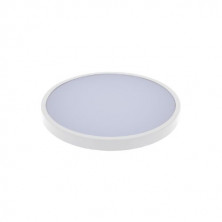 Plafón techo LED Redondo 18w CCT Tono luz ajustable 1800Lm Diámetro 285x60mm Blanco Hydra SILVER C10