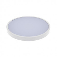Plafón techo LED Redondo 36w CCT Tono luz ajustable 3600Lm Diámetro 410x65mm Blanco Hydra SILVER C5