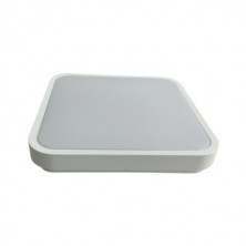 Plafón techo LED Cuadrado 36w CCT Tono de luz ajustable 3600Lm 410x410x65mm Blanco Hydra SILVER C5