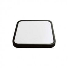 Plafón techo LED Cuadrado 24w CCT Tono de luz ajustable 2400Lm 285x285x65mm Negro Hydra SILVER C10