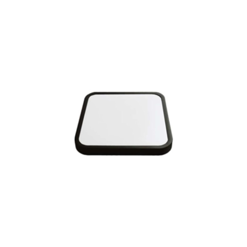 Plafón techo LED Cuadrado 24w CCT Tono de luz ajustable 2400Lm 285x285x65mm Negro Hydra SILVER C10