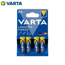 Pila Alcalina AA LR06 1,5v Longlife Power Blíster 4 pilas VARTA