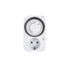 Temporizador mecanico diario 24h max 3500w Silver C1/6