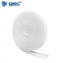 Burlete de silicona adhesivo 9mm grosor y 6m largo Transparente GSC C1/24