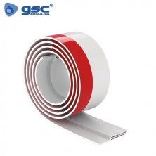 Burlete de silicona adhesivo 1m Blanco GSC C1/36