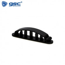 Abrazaderas adhesivas para cable 6 orificios Pack 100 uds GSC /15