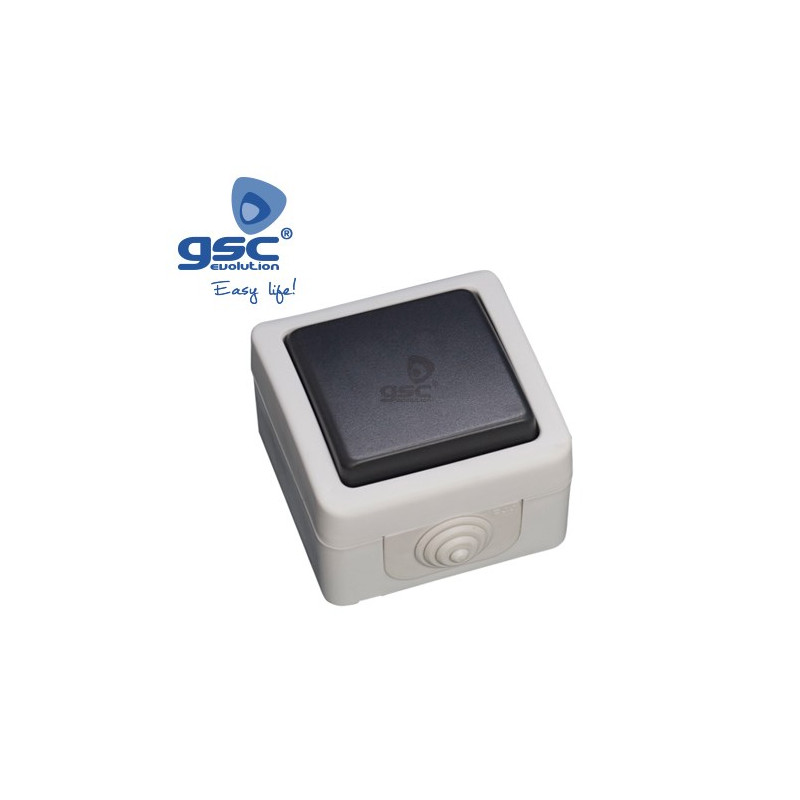 Mecanismo superficie estanco Serie GSC Interruptor 10A 220V IP44 GSC C10/100