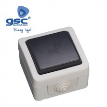 Mecanismo superficie estanco Serie GSC Conmutador 10A 220V IP44 GSC C10/100