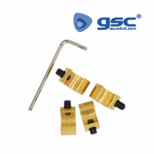 Seguros para ventanas correderas Laton A rosca Pack 4uds GSC UUS C24/144