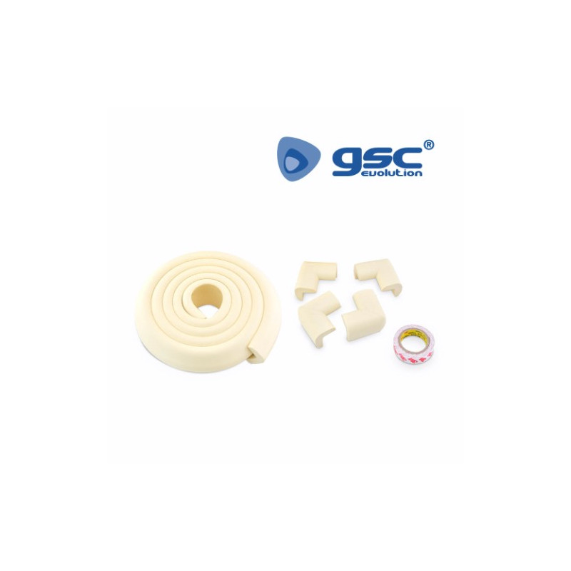 Rollo 2M para cantos + 4 protege esquinas espuma Pack adhesivos 3m GSC C16/32