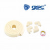 Rollo 2M para cantos + 4 protege esquinas espuma Pack adhesivos 3m GSC C16/32