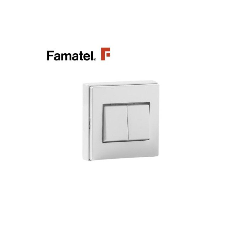 Mecanismo superficie Serie 5000 Conmutador Doble 10A-220V FAMATEL C30