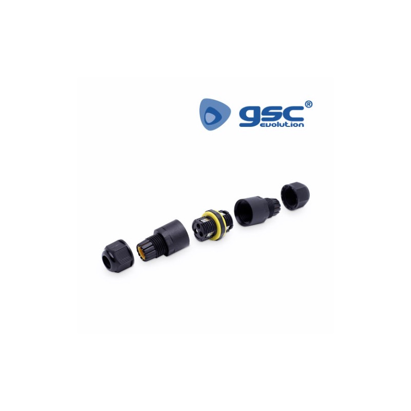 Conector estanco con regleta para cable de 0,5 a 1,5mm IP68 GSC C10/500