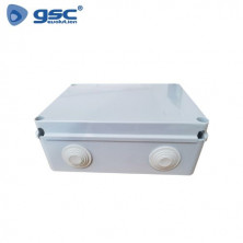 Caja conexión cuadrada 240x190x90mm IP55 Gris GSC C1/20