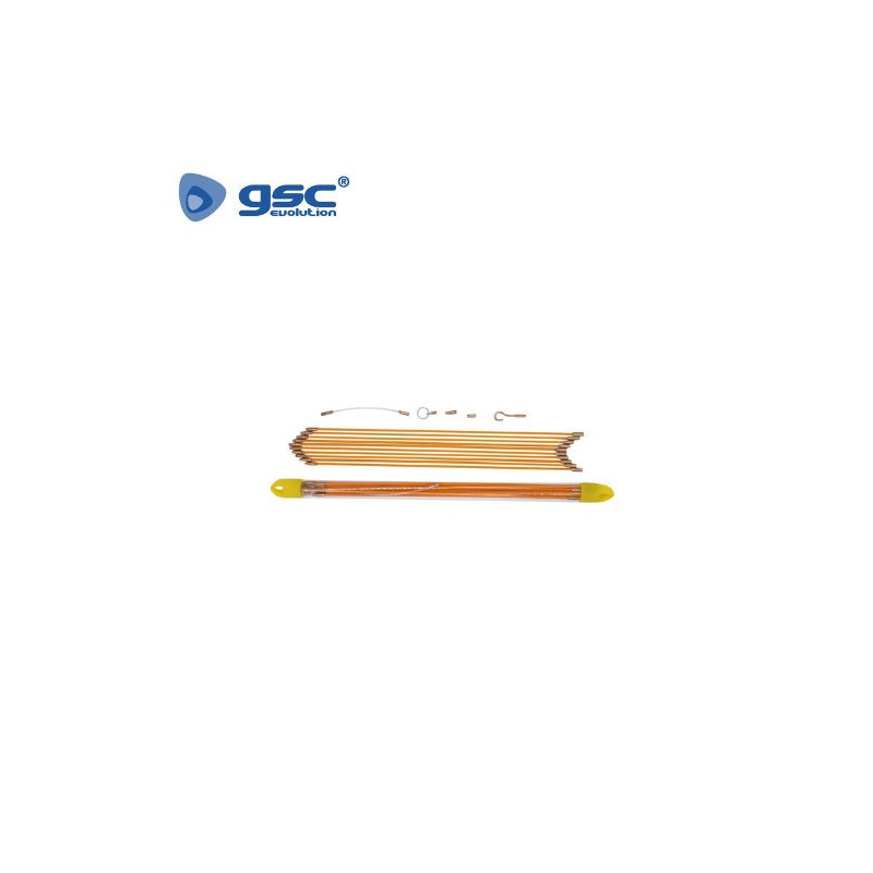 Set 10 varillas pasacables 330mm de fibra de vidrio GSC