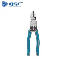 Alicate de corte diagonal 200mm con pelacables y crimpadora GSC C6/36