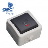 Mecanismo superficie estanco Serie GSC Pulsadores con LED luminoso 10A 220V IP44 GSC C10/100