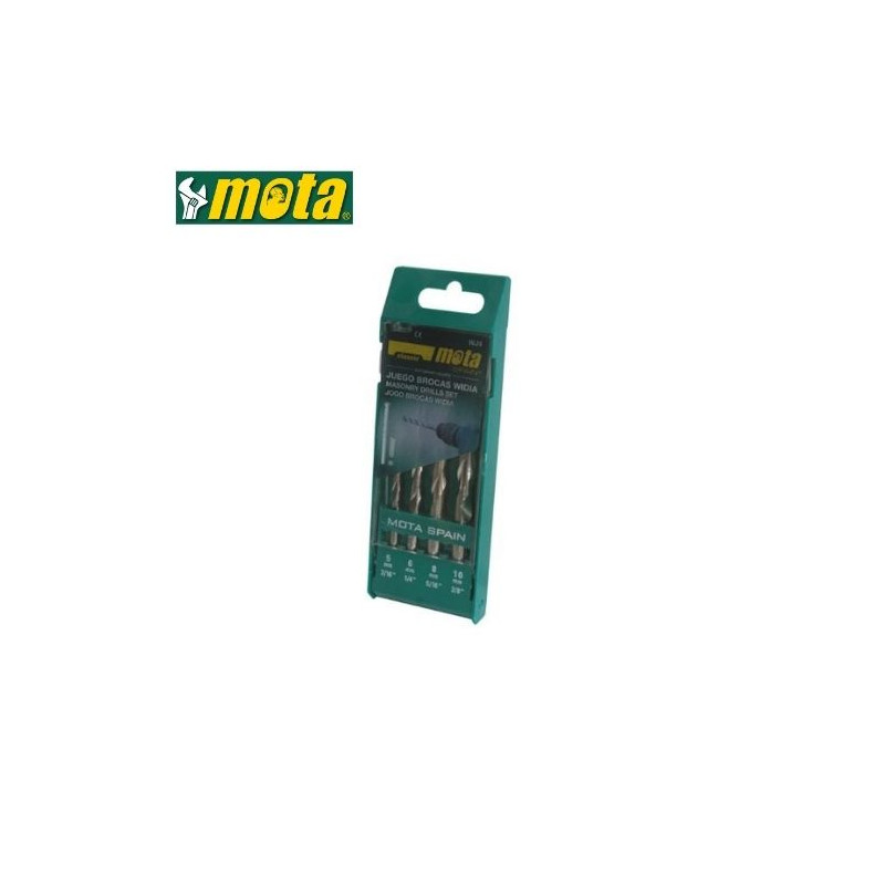 Brocas para mampostería Pack de 4 uds MOTA GSC C5/5