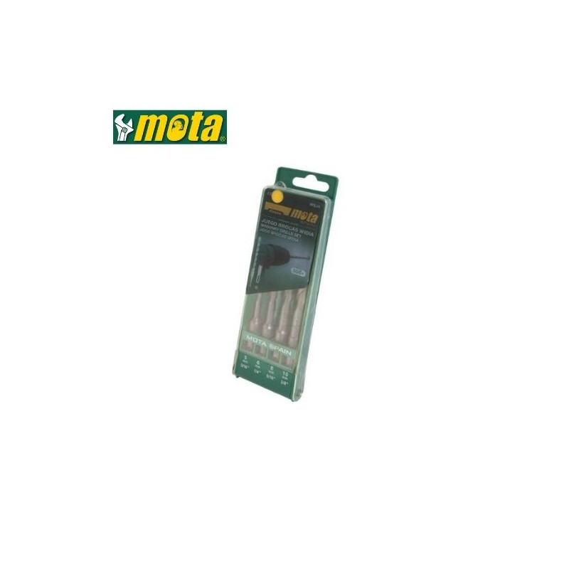 Brocas para mampostería y concreto Pack de 4 uds MOTA GSC ÚLTIMAS UNIDADES