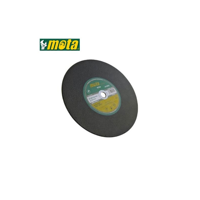 Discos de corte de hierro 350x3.2x25.4mm Pack 5 unidades MOTA GSC C1/3