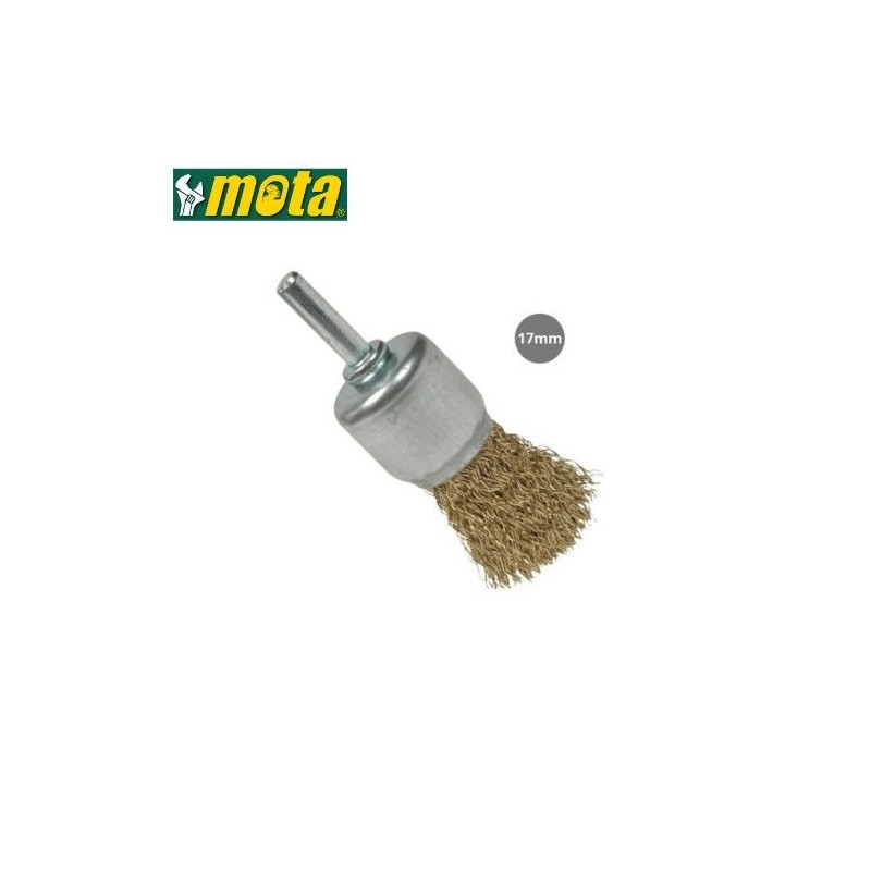 Cepillo de alambre con espiga 17mm MOTA GSC C10/10