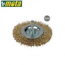 Cepillo de alambre circular con espiga 75mm MOTA GSC C10/150