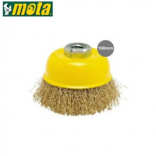 Cepillo copa de alambre ondulado 100mm MOTA GSC C10/30