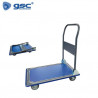 Carro plataforma de transporte plegable con frenos Máx. 150kg C1/2