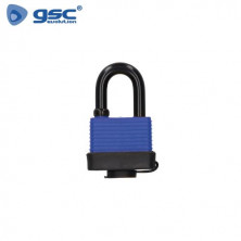 Candado de exterior arco corto de acero 50mm GSC C6/48