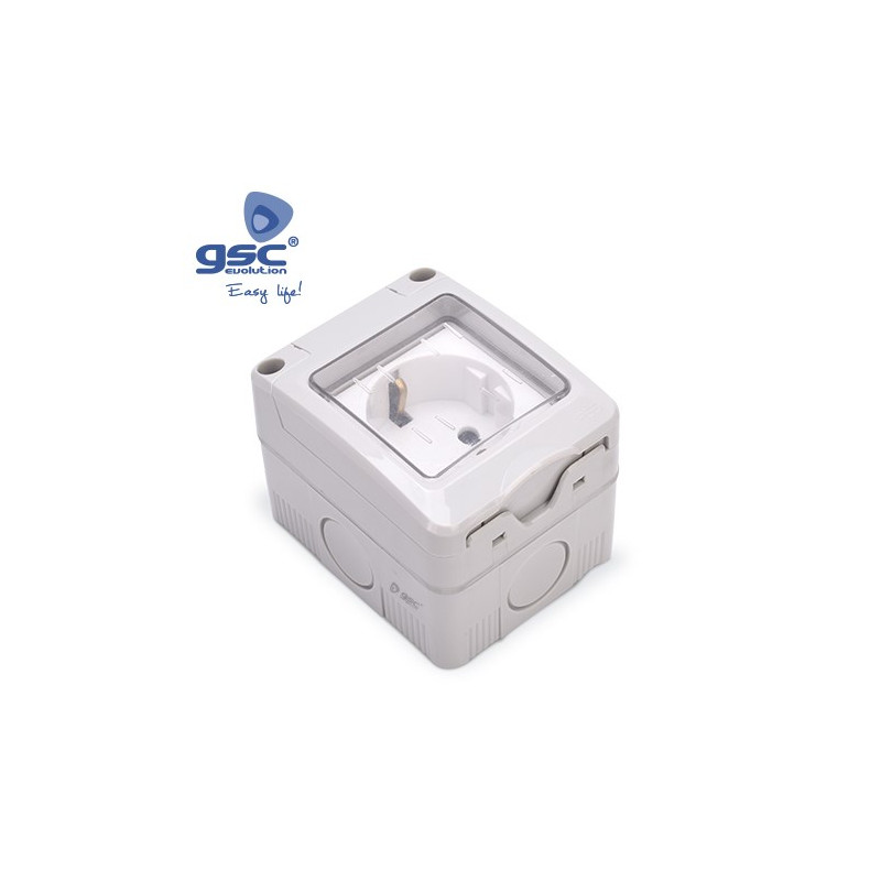 Mecanismo superficie estanco Serie GSC Base simple IP55 GSC C10/100