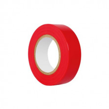 Cinta aislante eléctrica PVC Rojo 19mm x 20m HANTUMS C10/200
