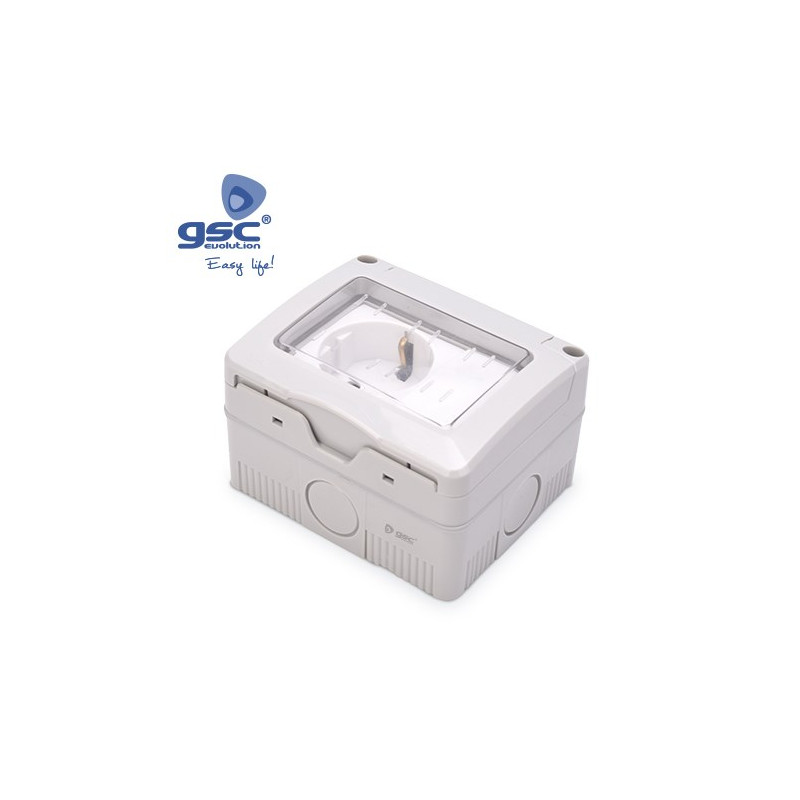 Mecanismo superficie estanco Serie GSC Conmutador + Base 16A 220V IP55 GSC C10/100