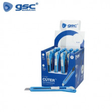 Cúter estándar para manualidades (Expositor de 24 unidades) Precio unitario GSC C24/384