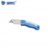Cúter de seguridad tipo navaja plegable con 2 cuchillas GSC C12/144