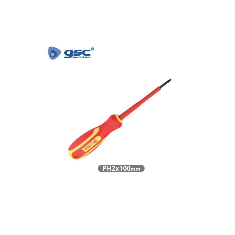 Destornillador Philips Aislado PH2x100mm GSC C12/72