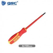 Destornillador plano Aislados 4x100mm GSC C12/72