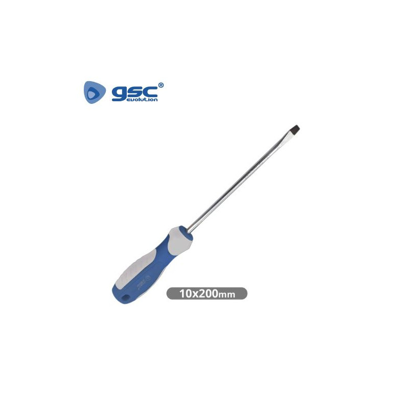 Destornillador plano 10x200mm GSC C12/120