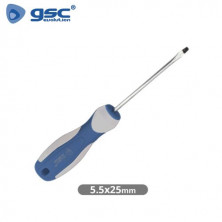 Destornillador plano corto 5,5x25mm GSC C12/240