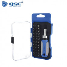 Destornillador de carraca con 37 puntas GSC C10/40
