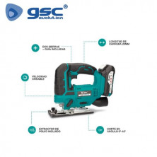 Sierra caladora inalámbrica 20V GSC C1/4
