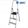 Escalera aluminio 3 peldaños Máx. 150kg GSC C1/3