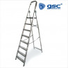 Escalera aluminio 8 peldaños Máx. 150kg GSC C1/3