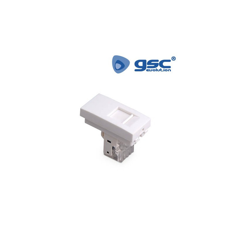 Mecanismo superficie estanco Serie GSC estrecha Modulo toma internet RJ45 Cat6 GSC C80/800