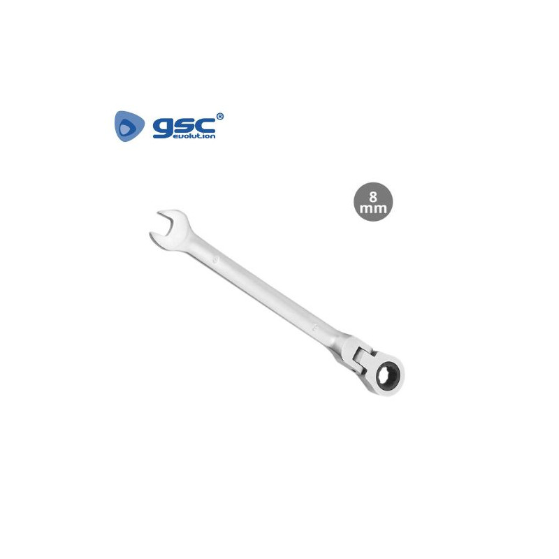 Llave combinada con crique articulado CR-V 8mm GSC C10/100