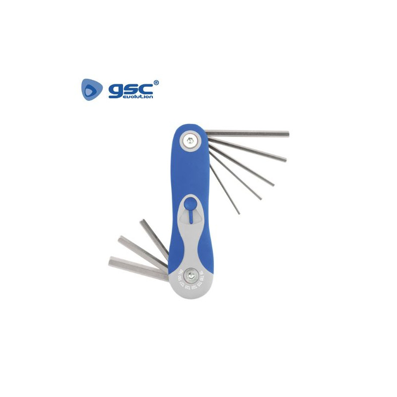 Llaves allen de 1,5 a 8mm Pack 8 uds GSC C10/40